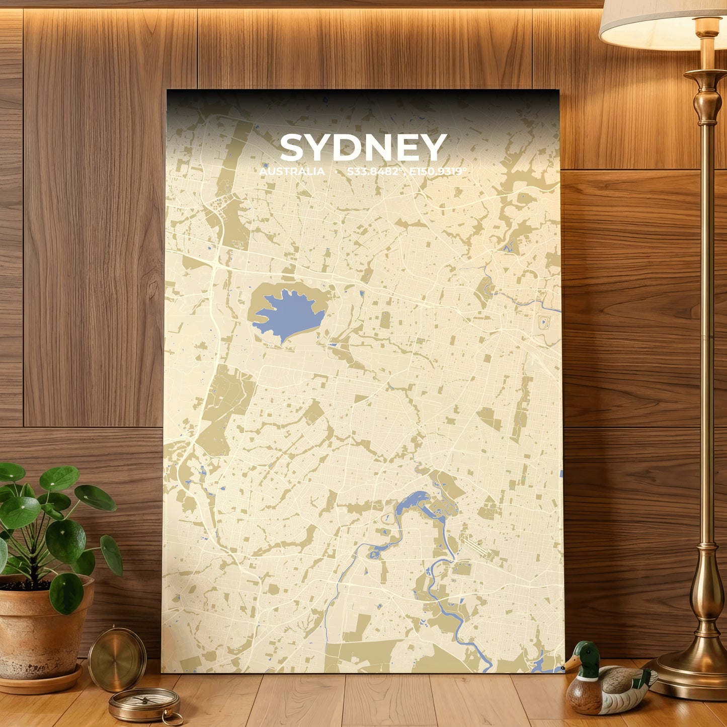 Sydney Barn Map Poster