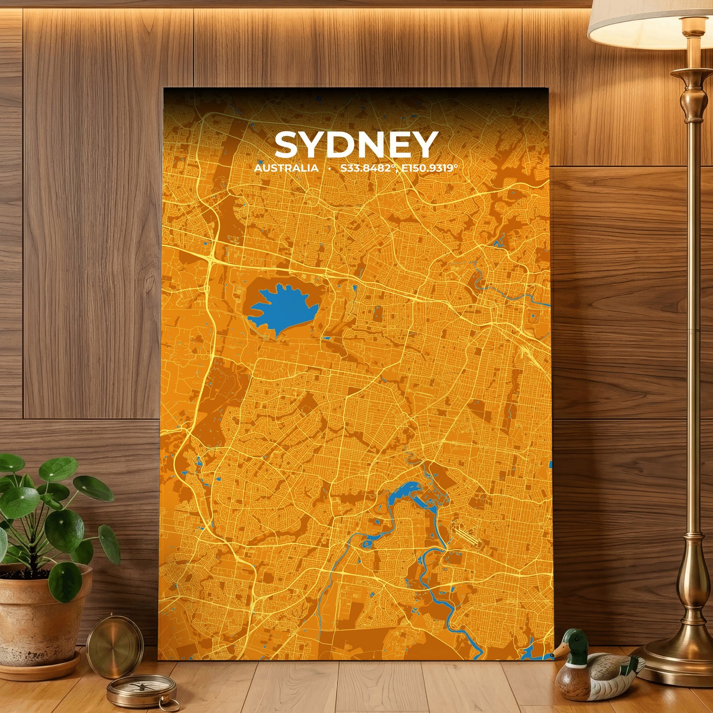 Sydney Scorch Map Poster