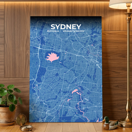 Sydney Candy Map Poster
