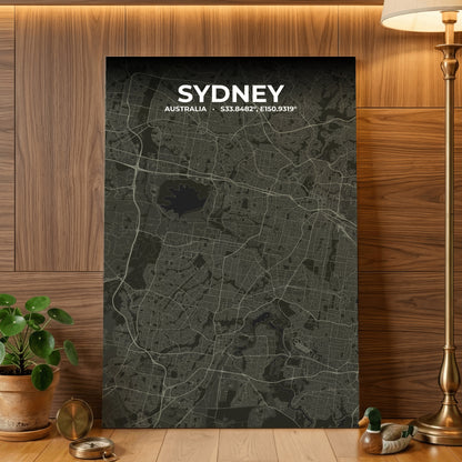 Sydney Sable Map Poster