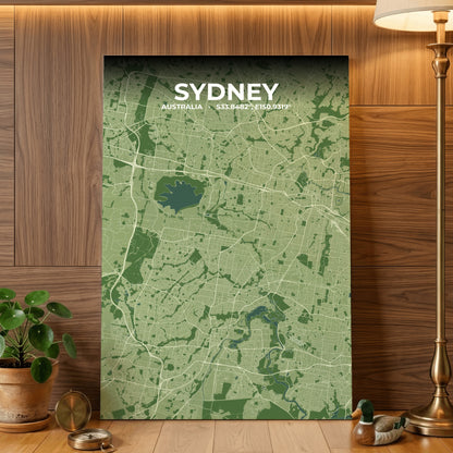 Sydney Clay Map Poster