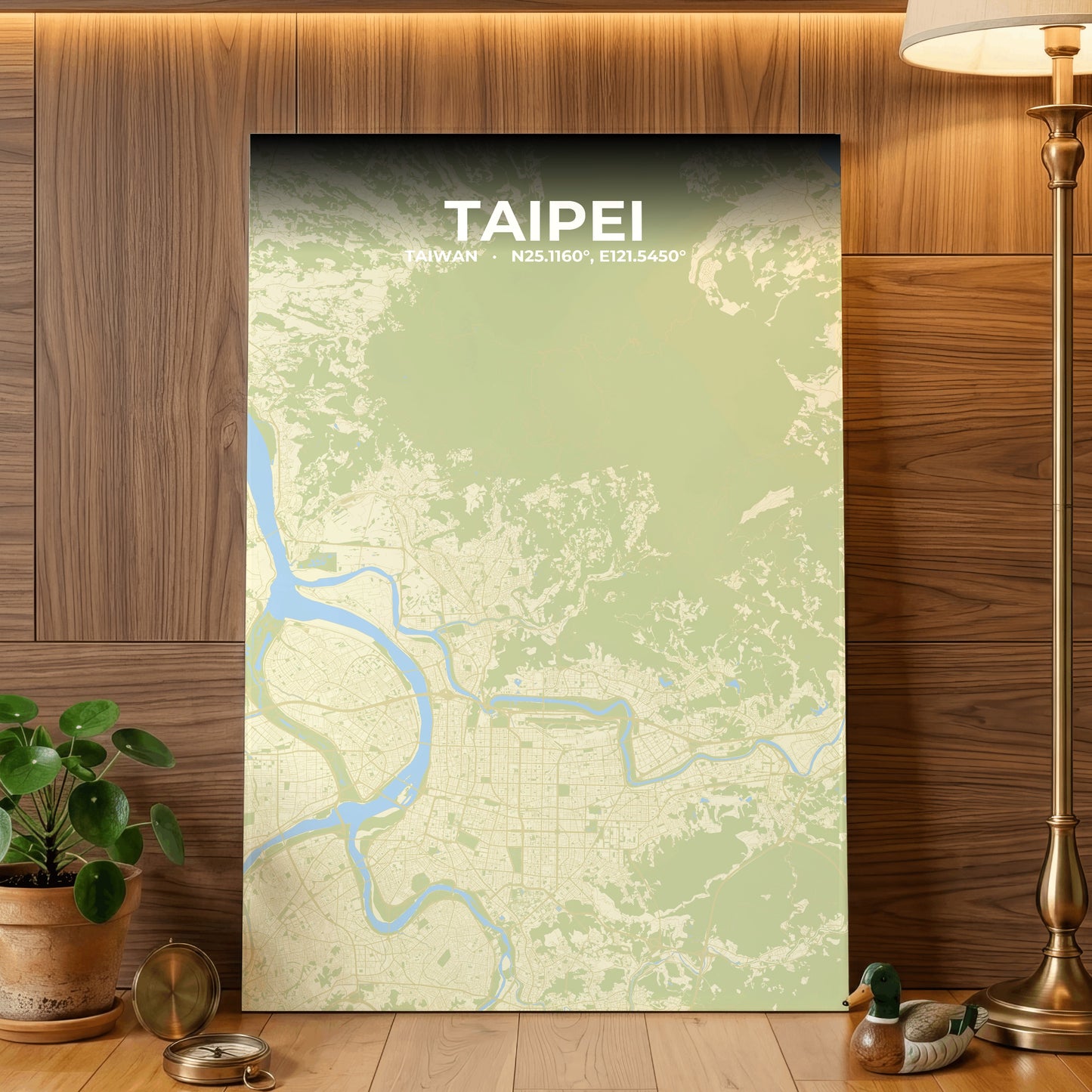 Taipei Drift Map Poster