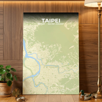 Taipei Drift Map Poster