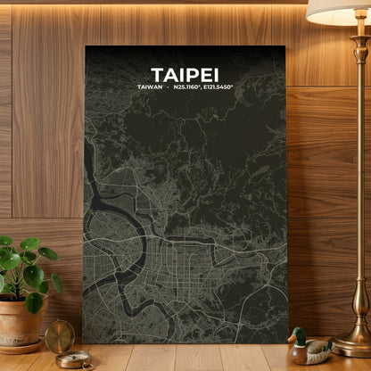 Taipei Sable Map Poster