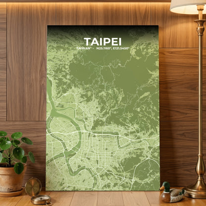 Taipei Grove Map Poster