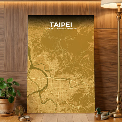Taipei Forge Map Poster