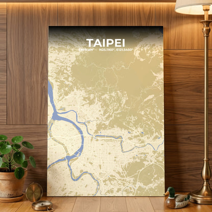 Taipei Barn Map Poster