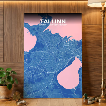 Tallinn Candy Map Poster