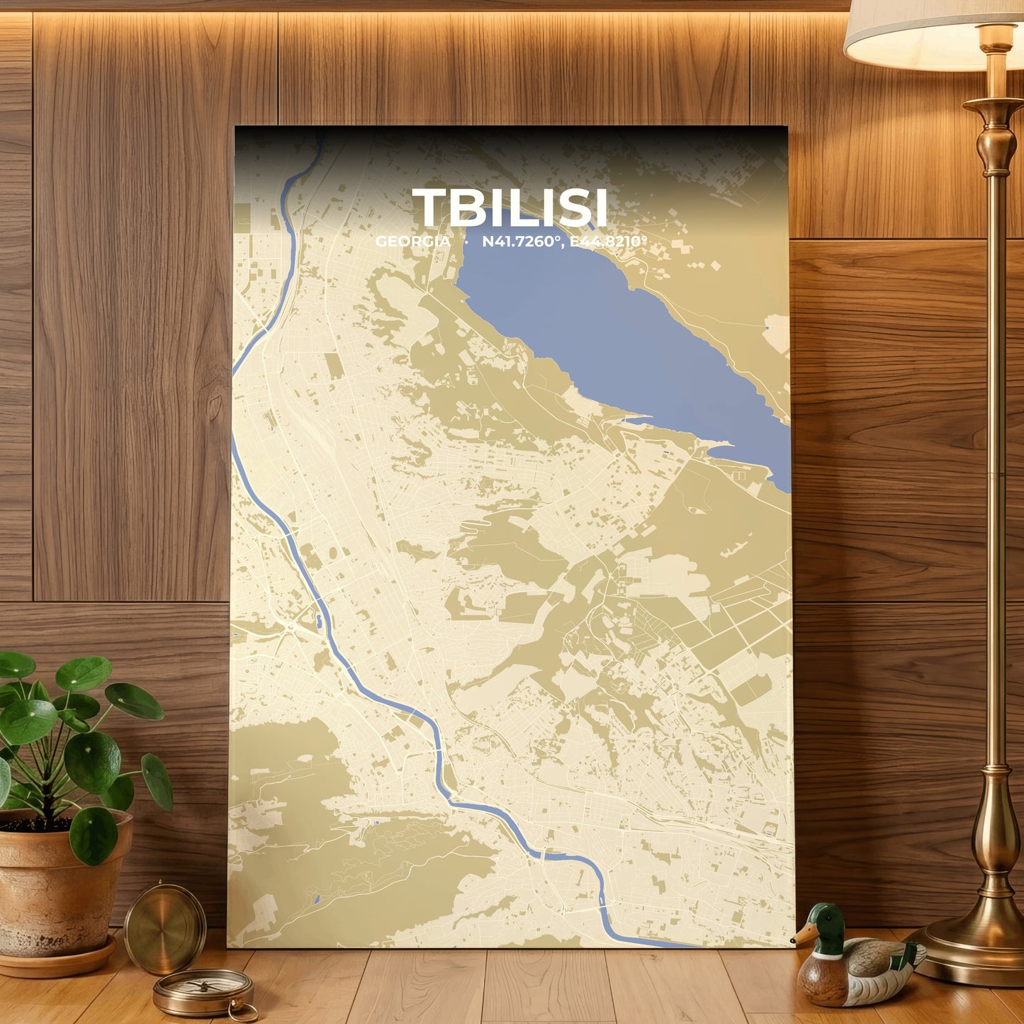 Tbilisi Barn Map Poster