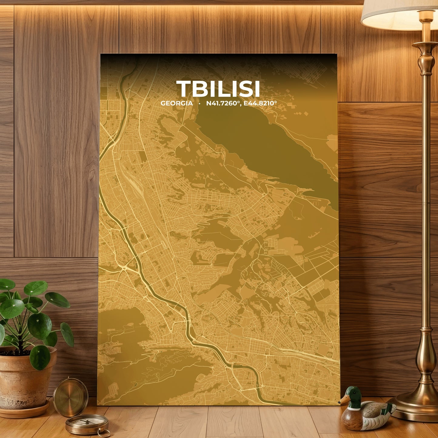 Tbilisi Forge Map Poster