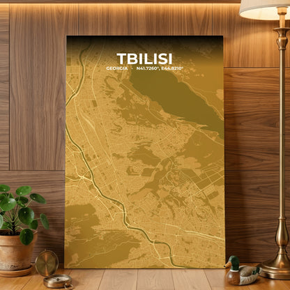 Tbilisi Forge Map Poster