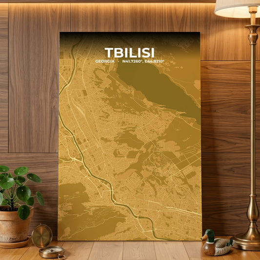 Tbilisi Forge Map Poster