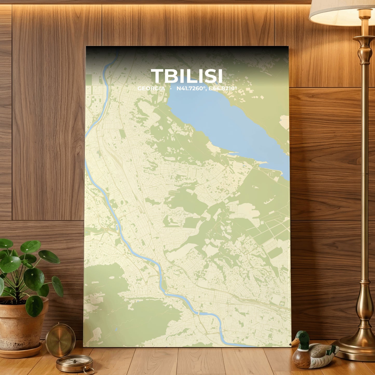Tbilisi Drift Map Poster