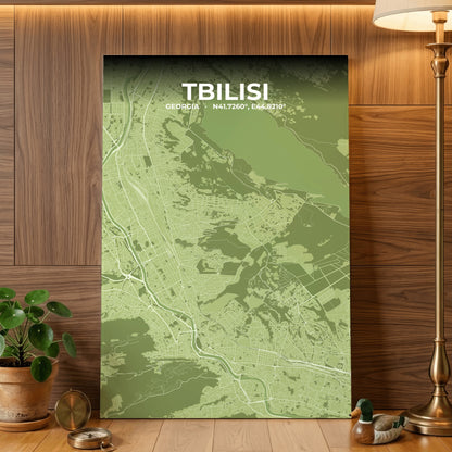 Tbilisi Grove Map Poster