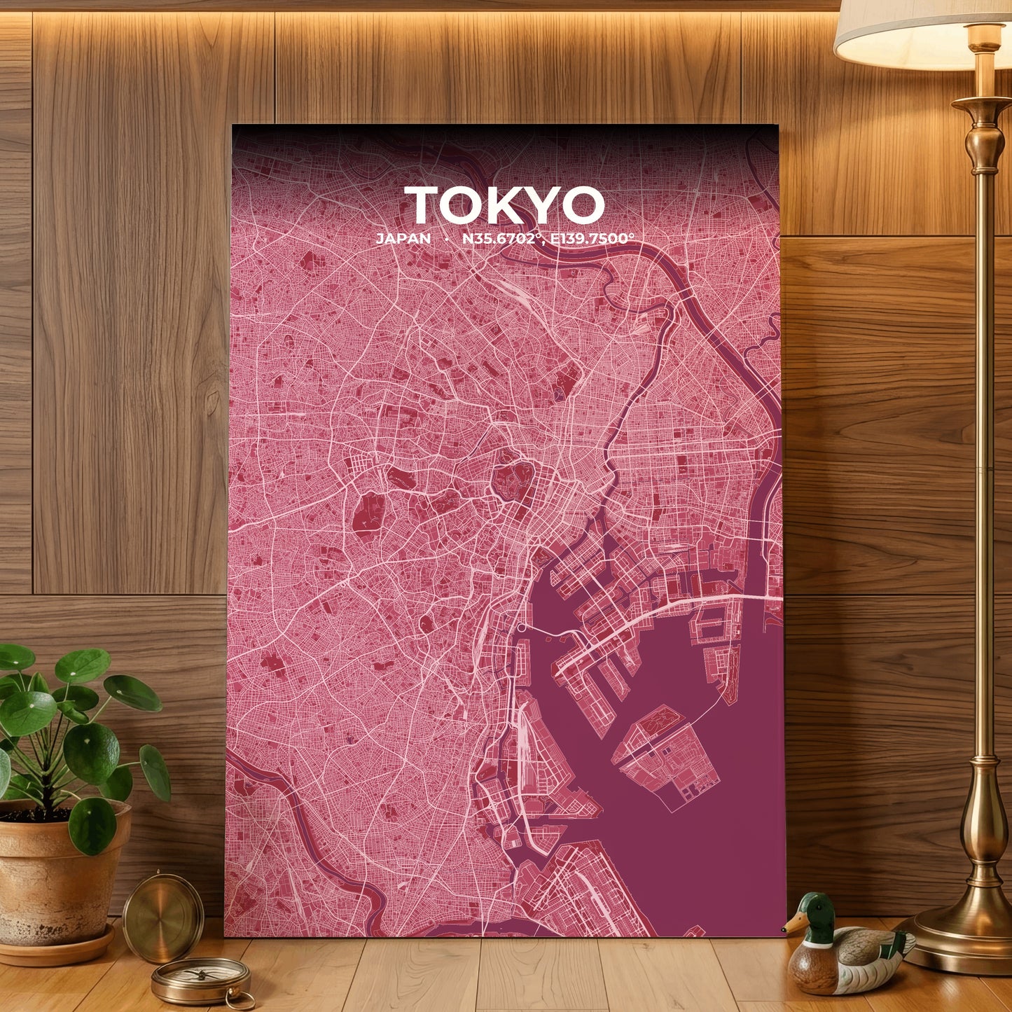 Tokyo Scarlet Map Poster