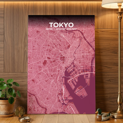 Tokyo Scarlet Map Poster