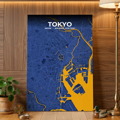 Tokyo Ink Map Poster