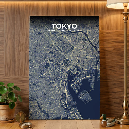 Tokyo Anchor Map Poster