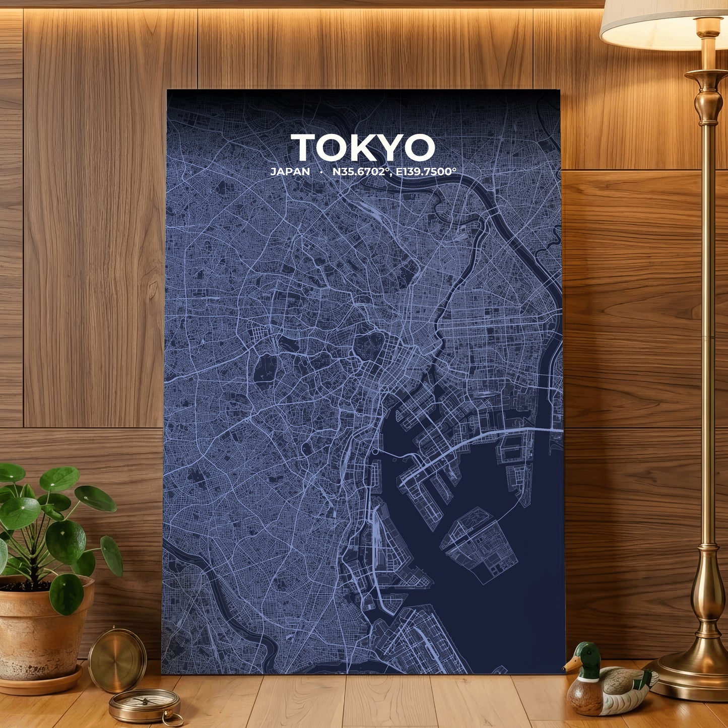 Tokyo Tide Map Poster