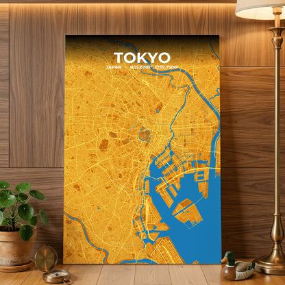 Tokyo Scorch Map Poster