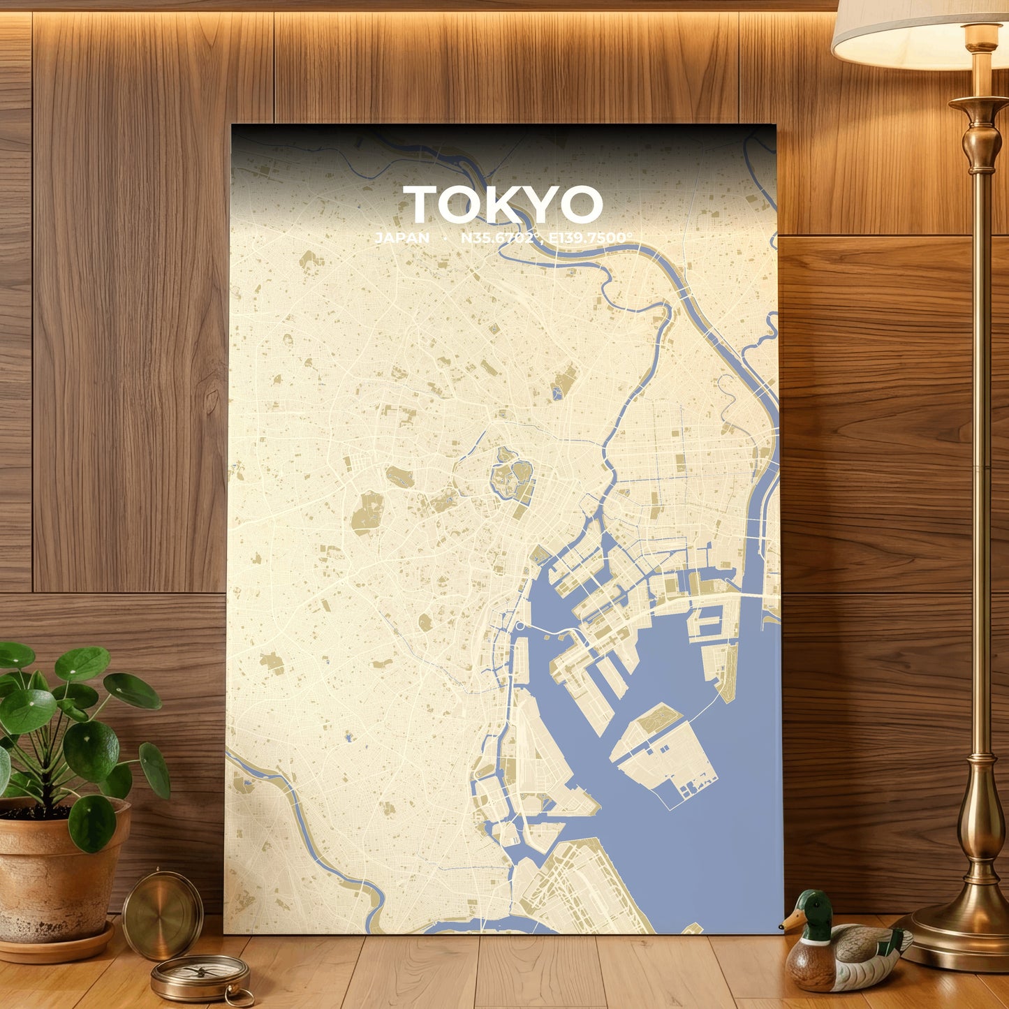 Tokyo Barn Map Poster