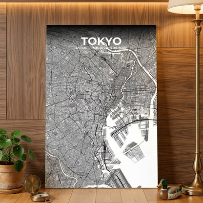 Tokyo Ash Map Poster