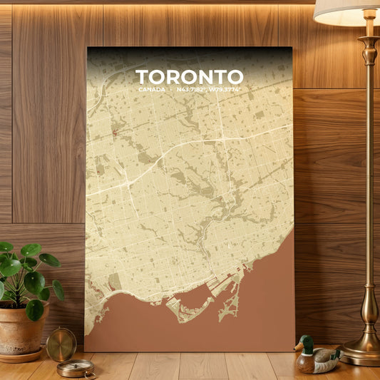 Toronto Ember Map Poster