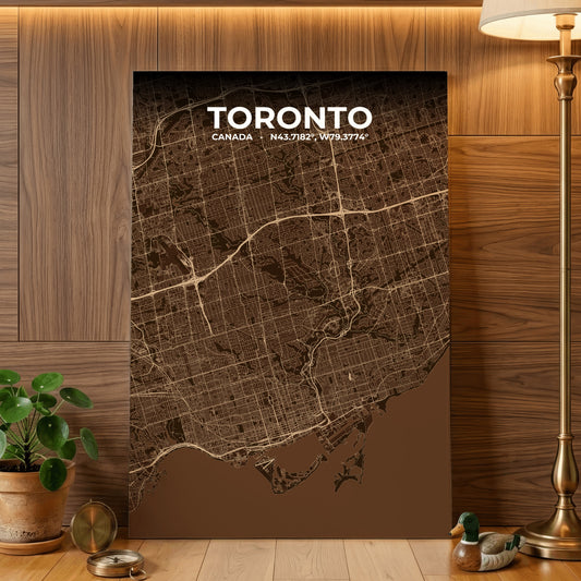 Toronto Plum Map Poster