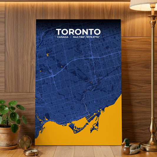 Toronto Ink Map Poster