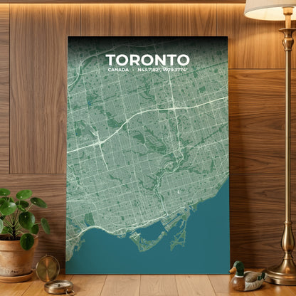 Toronto Mist Map Poster