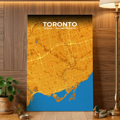 Toronto Scorch Map Poster