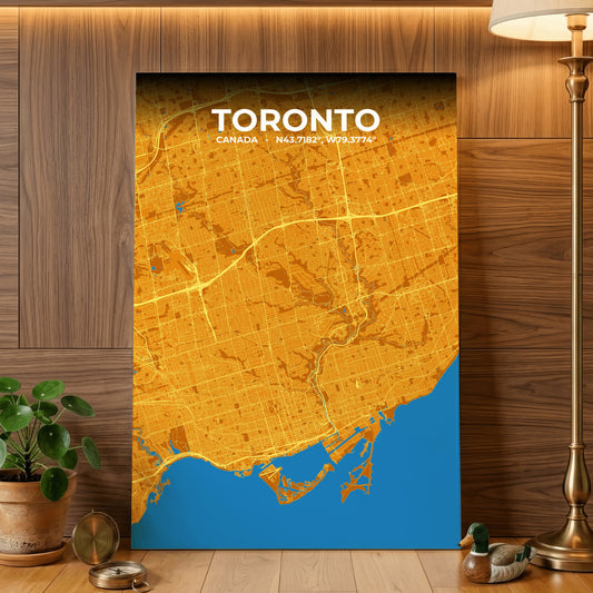 Toronto Scorch Map Poster