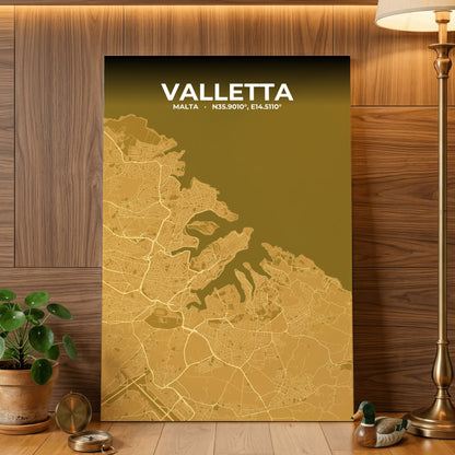 Valletta Forge Map Poster