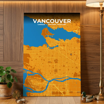 Vancouver Scorch Map Poster