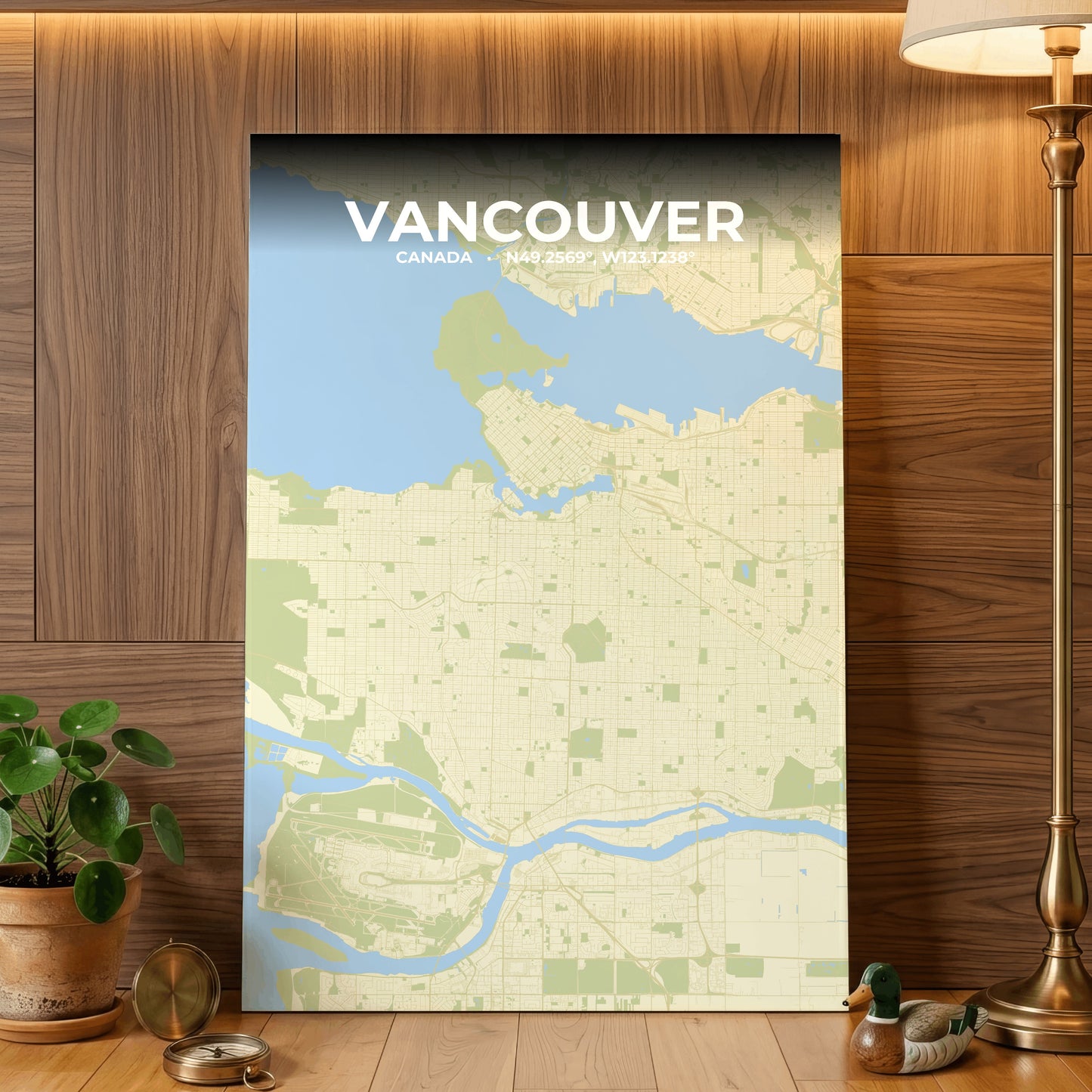 Vancouver Drift Map Poster