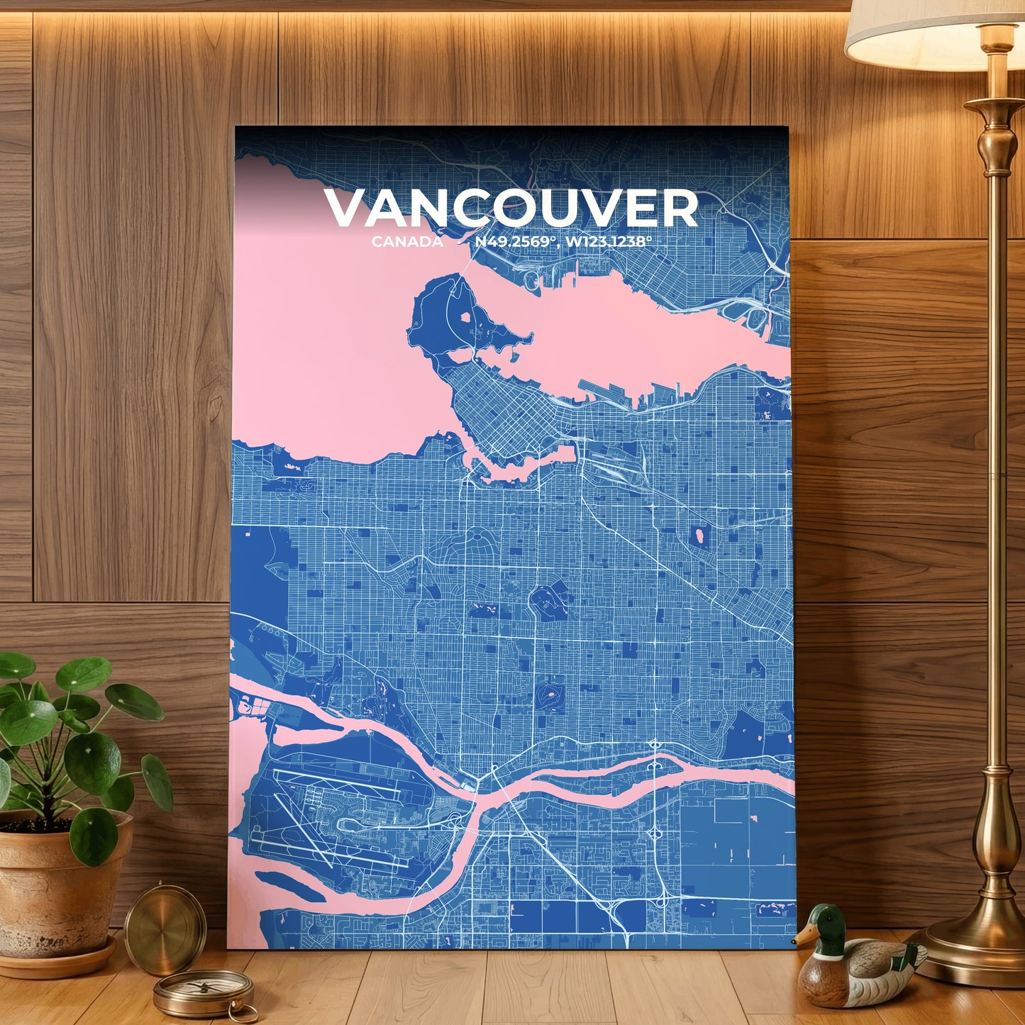 Vancouver Candy Map Poster