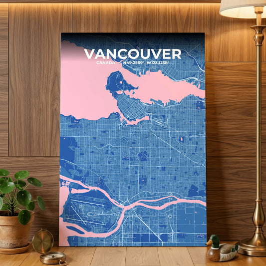 Vancouver Candy Map Poster