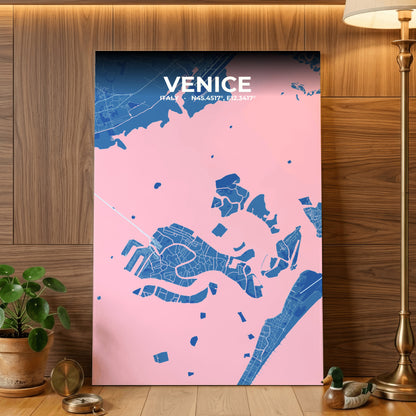 Venice Candy Map Poster