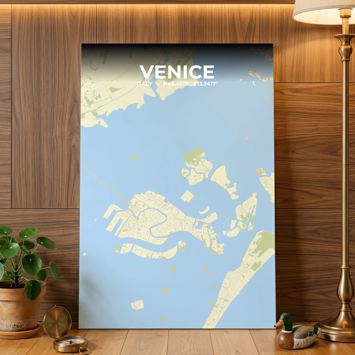 Venice Drift Map Poster