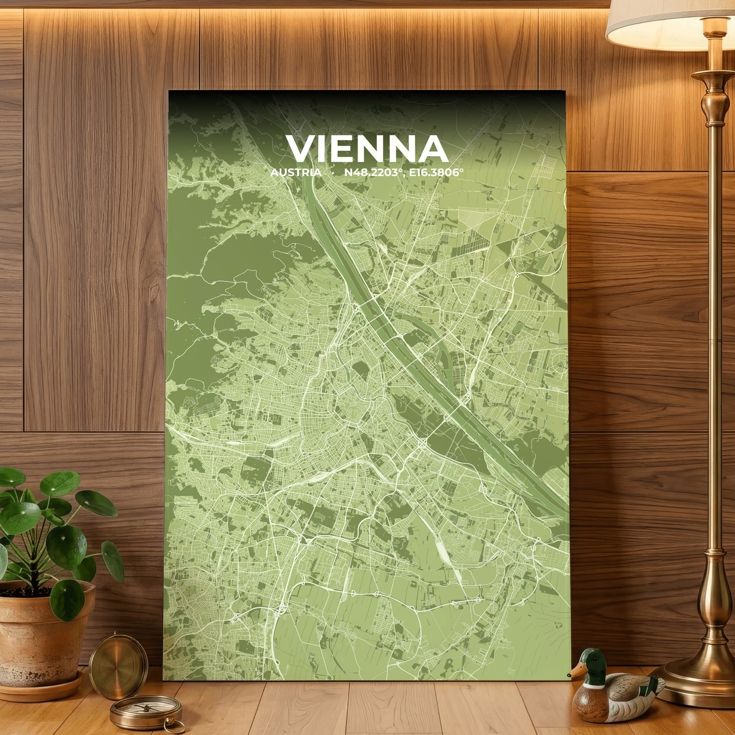 Vienna Grove Map Poster