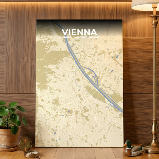 Vienna Barn Map Poster