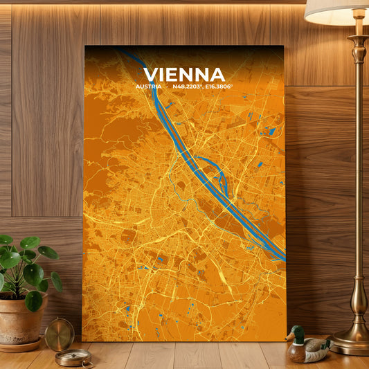 Vienna Scorch Map Poster