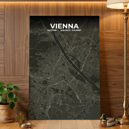 Vienna Sable Map Poster