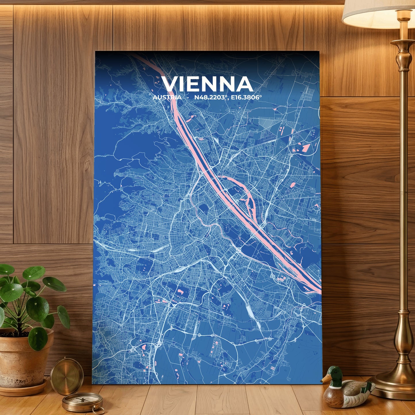 Vienna Candy Map Poster