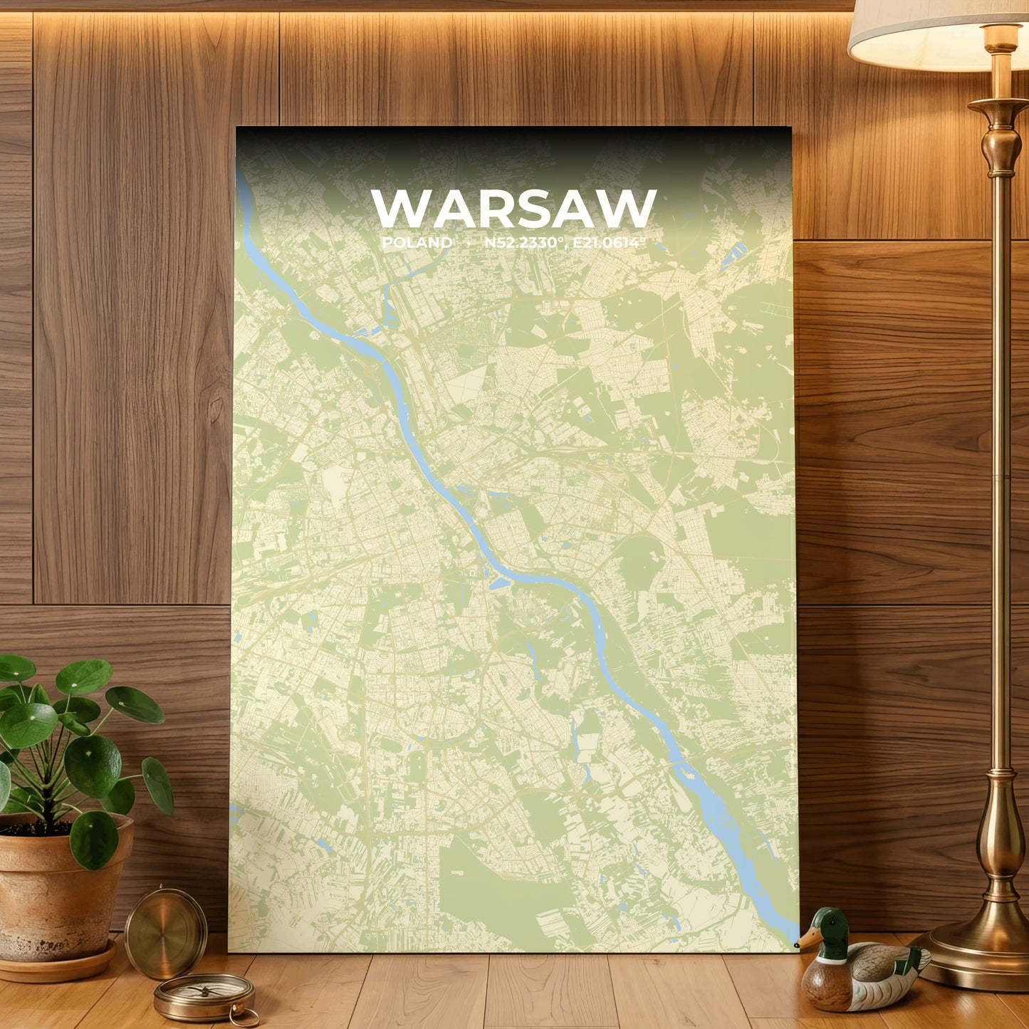 Warsaw Drift Map Poster