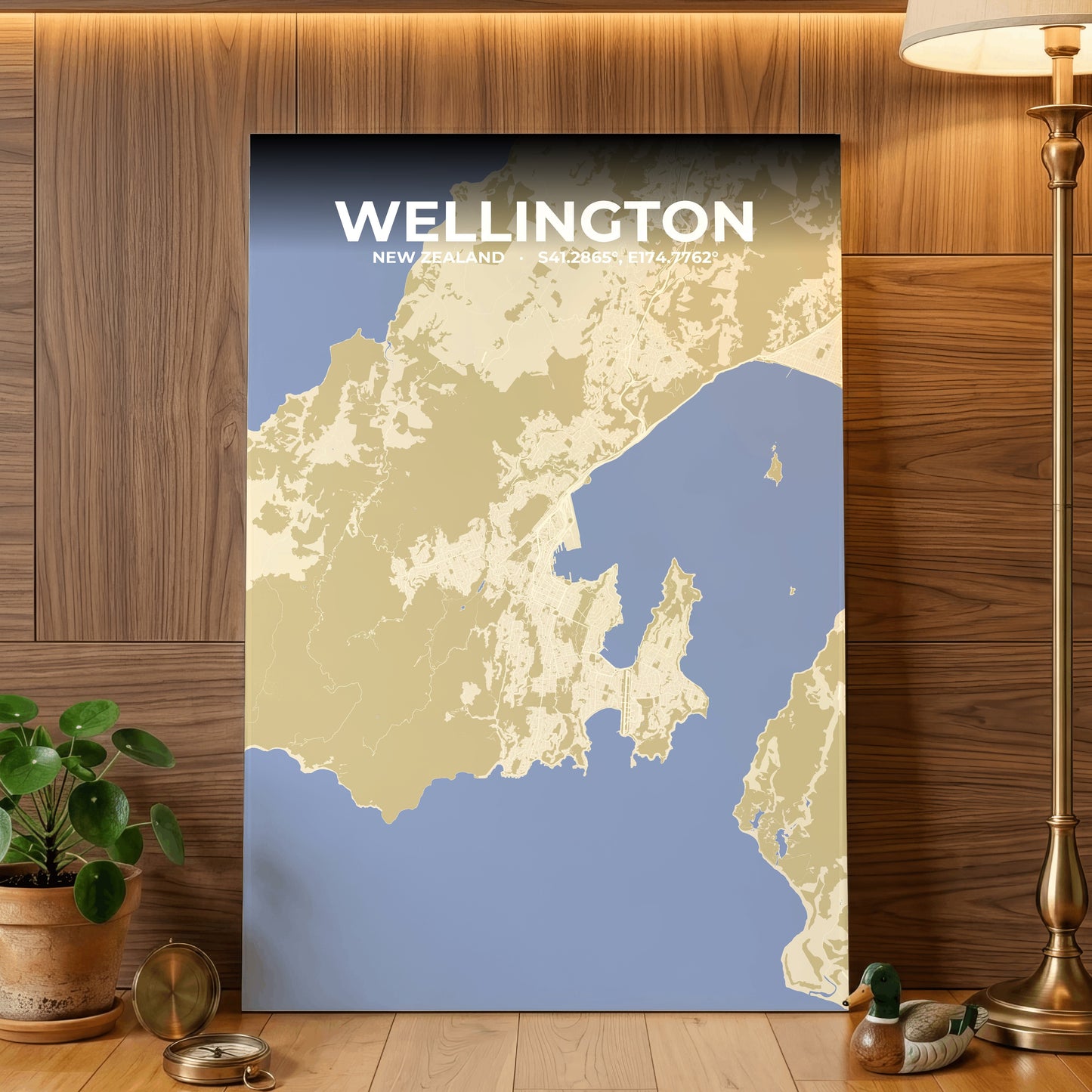 Wellington Barn Map Poster