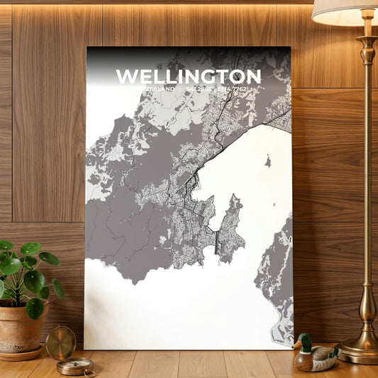 Wellington Ash Map Poster