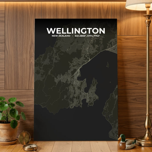 Wellington Sable Map Poster