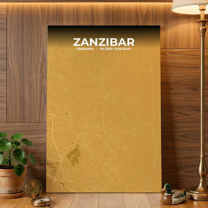 Zanzibar Forge Map Poster