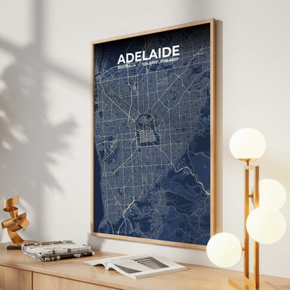 Adelaide Anchor Map Poster